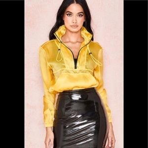 House of CB nylon zip up jacket